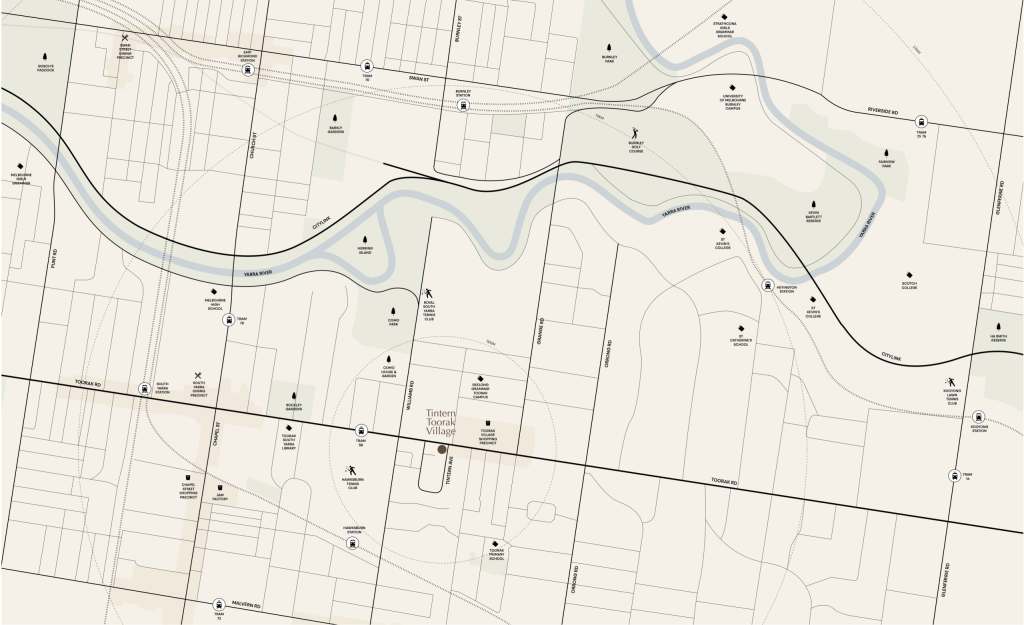 Tintern Toorak Village Map